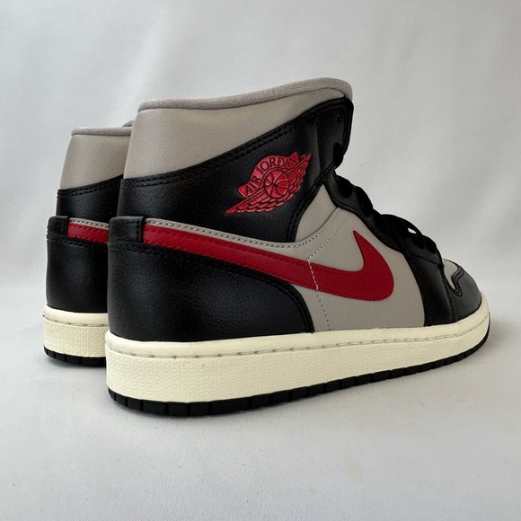 Women’s Nike Air Jordan 1 Mid Black College Grey - Size 9.5W/8M - Brand New - Picture 4 of 8